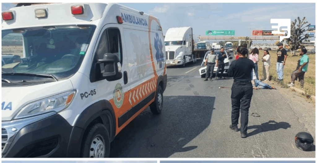 Septuagenario atropellado en la México Pachuca