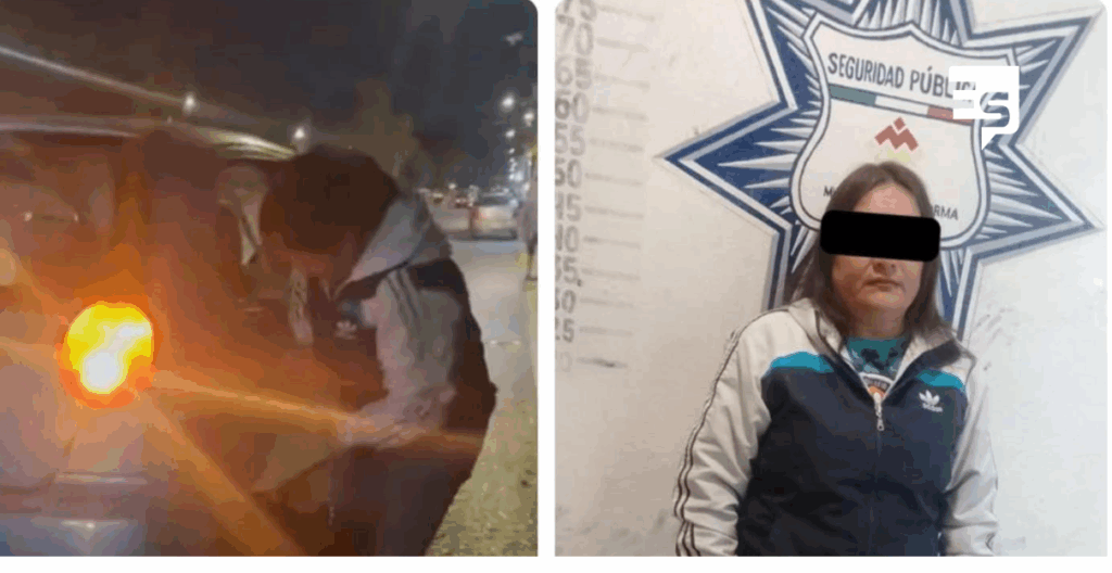 por arrastrar a una mascota con un coche, mujer fue detenida y exhibida