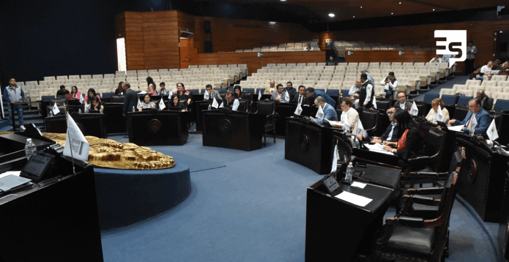 debate legislativo sin publico en la cámara de diputados de Hidalgo