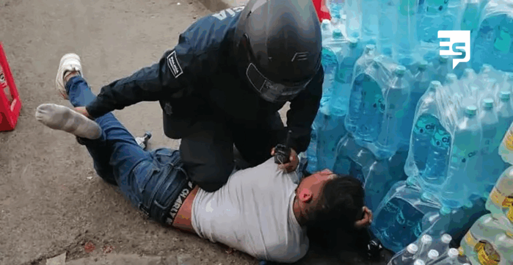 Ebrio y drogado agredió a marchantes del mercado y fue a parar a galeras