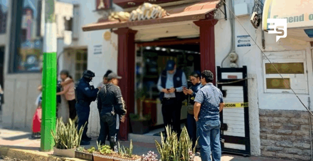 INVESTIGACION EN EL LUGAR DEKL ROBO A UNA JOYERIA