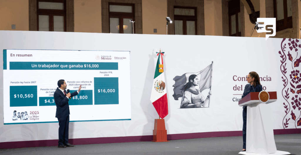 CONFERENCIA LA MAÑANERA DEL PUEBLO SOBRE PENSIONES A MAESTROS