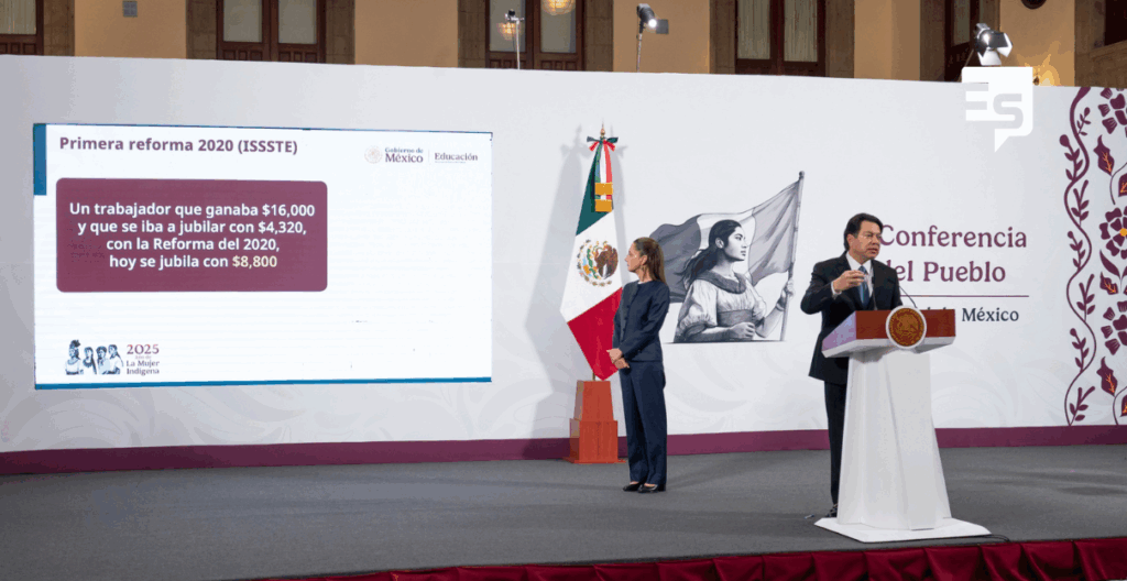 Pensiones justas a maestras y maestros, garantiza presidenta Sheinbaum