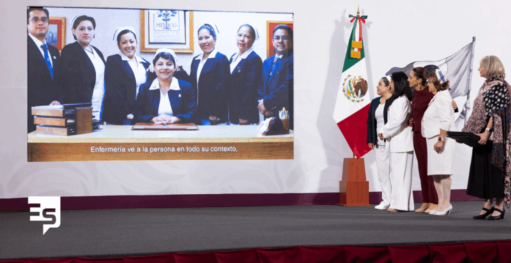 En el Día Internacional de la Enfermería, agradece presidenta de México su importante labor