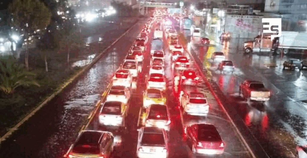 llueve desde hace tres horas en Hidalgo