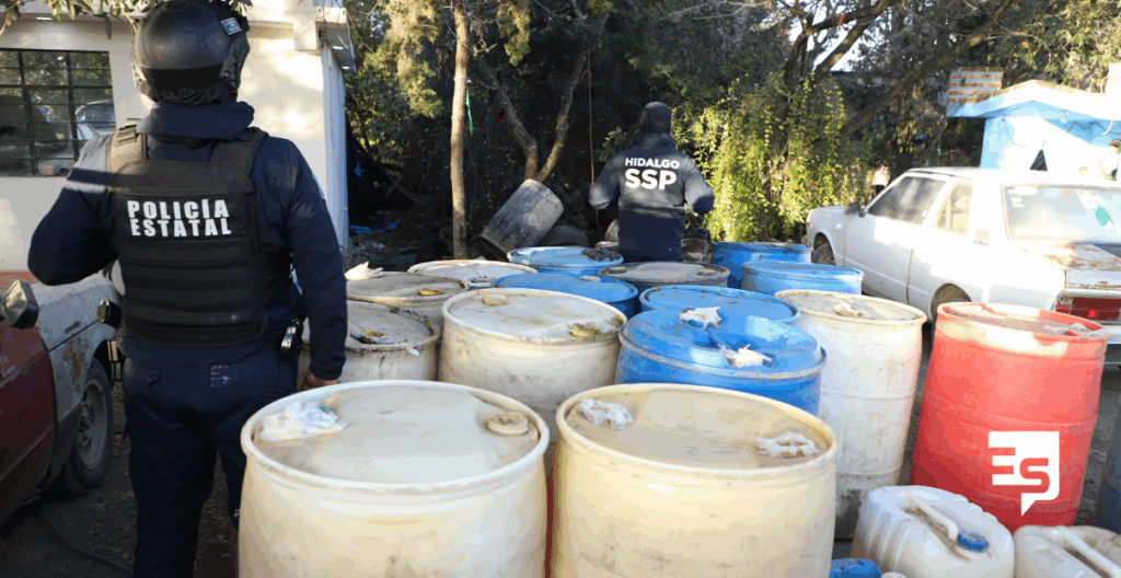 RECUPERARON CINCO MILLONESDE LITROS DE COMBUSTIBLE DE DUDOSA PROCEDENCIA EN HIDALGO