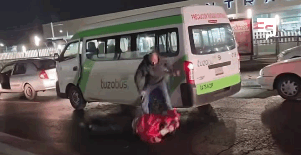 AGRESION A CONDUCTOR DE UN TUZOBUS EN PACHUCA