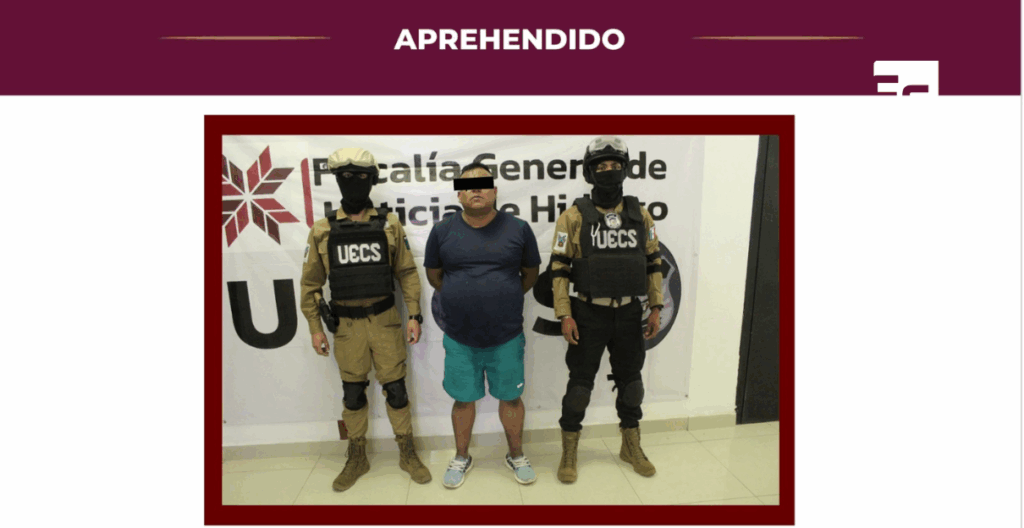 Cae extorsionador de hoteleros de Isla Mujeres que se escondía en Tula