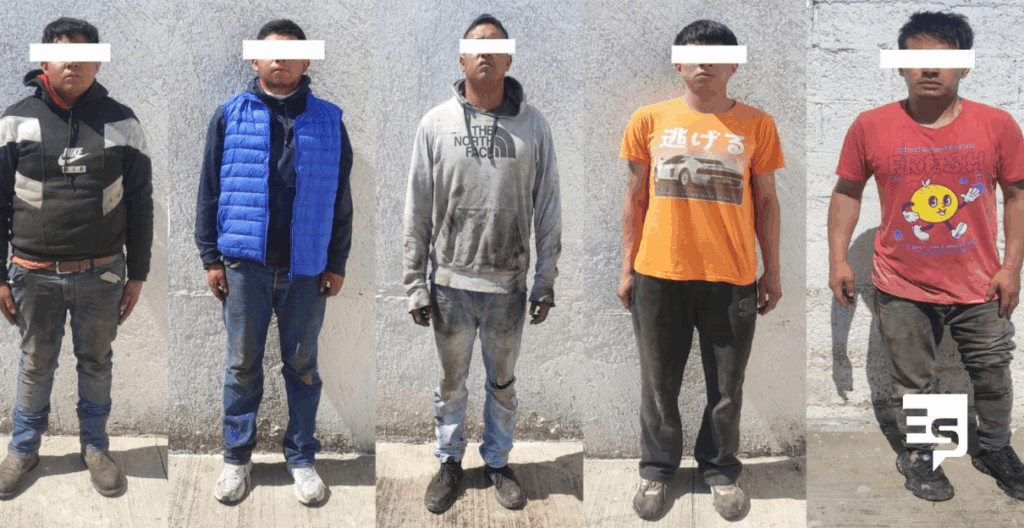 detenidos diez desvalijadores de vehiculos pesados en Atotonilco de Tula