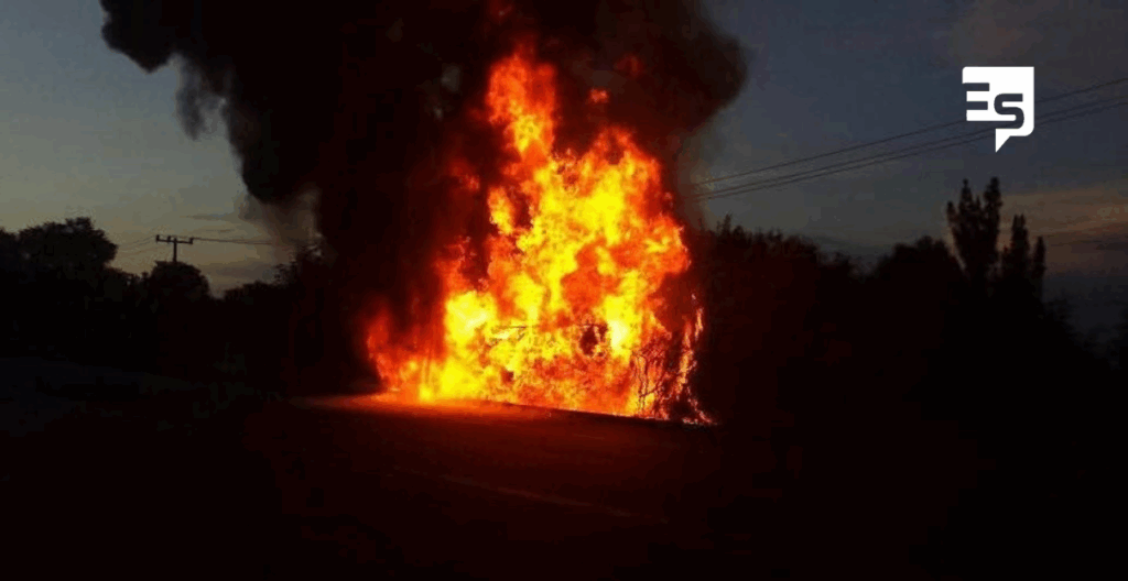 EXPLOSION DE TOMA DE HUACHICOL EN TETEPANGO
