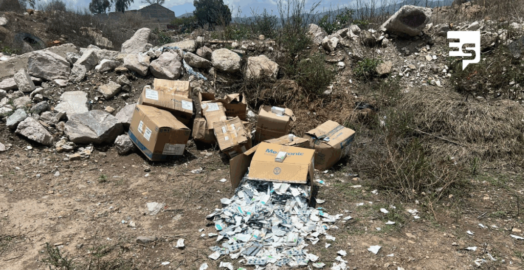 HALLAZGO DE MEDICAMENTO CADUCO MOVILIZÓ A AUTORIDADES DE HIDALGO