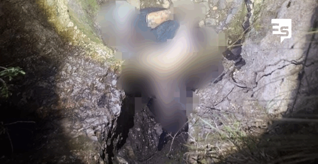 Localizan cuerpo con huellas de violencia al fondo de barranco