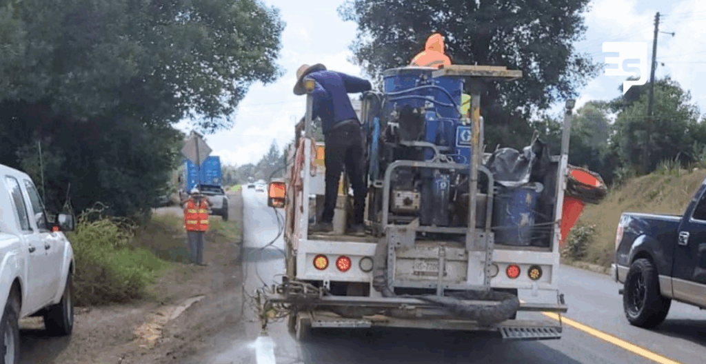 trabajos de manenimiento en carreteras federales