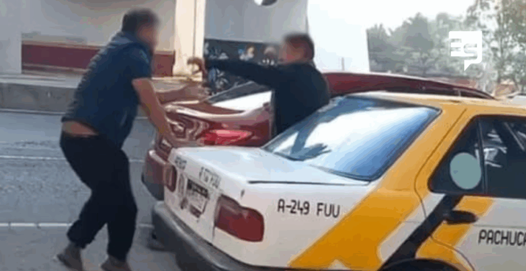 Riña entre taxista y automovilista en la Glorieta 24 Horas: un muerto y un herido hospitalizado y detenido