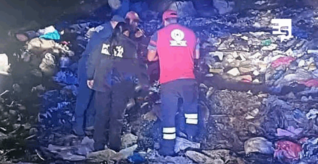 En tiempos de guerra…. ¡cascos de granadas entre basura por Tepa!