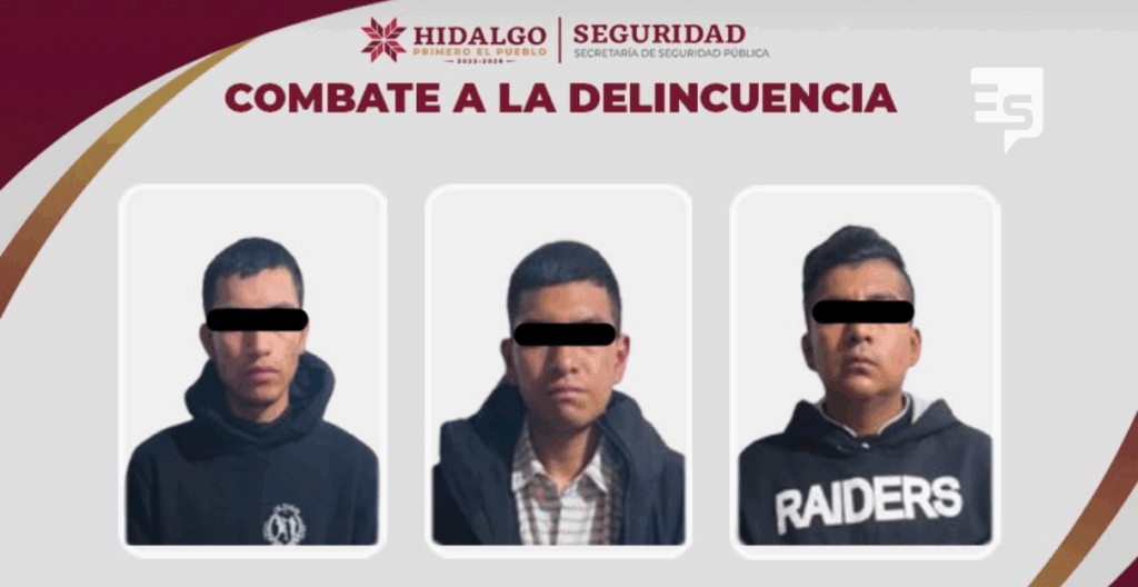 Atrapan a tres sujetos por narcomenudeo y robo de vehículos
